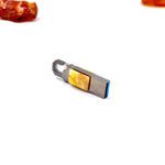 Load image into Gallery viewer, USB flash drive decorated with amber mosaic

