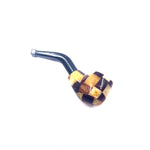 Load image into Gallery viewer, Mini pipe decorated with amber mosaic
