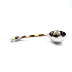 Load image into Gallery viewer, Coffee scoop decorated with amber mosaic
