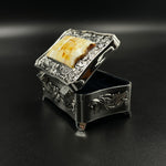 Load image into Gallery viewer, Jewelry box decorated with amber mosaic
