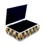 Load image into Gallery viewer, Jewelry box decorated with amber mosaic
