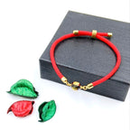 Baltic Amber Cord Bracelets Set of 2