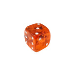Artisan dice crafted from solid Baltic amber, each piece unique