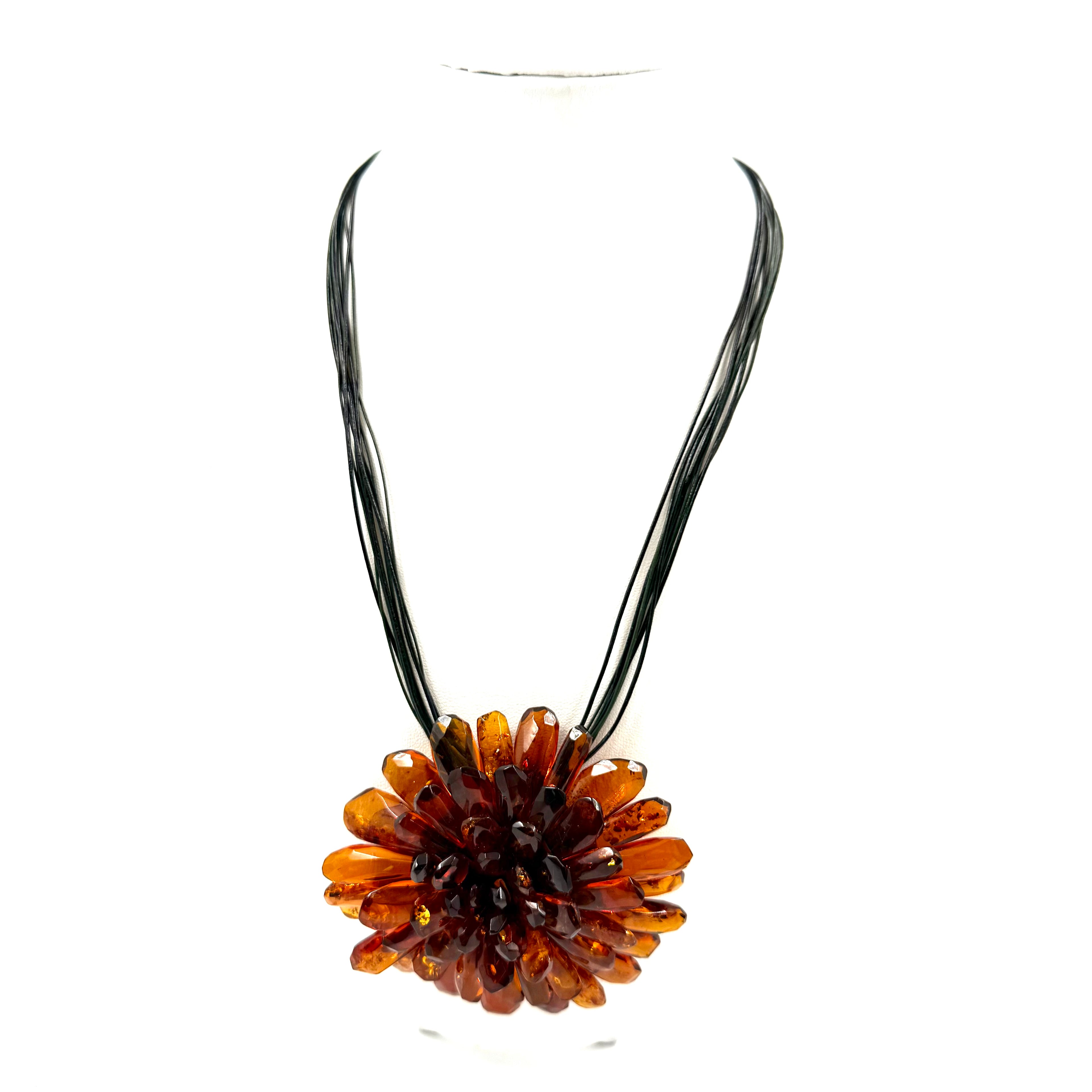 Cognac Amber Necklace
