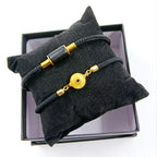 Cord Bracelet with Natural Baltic Amber