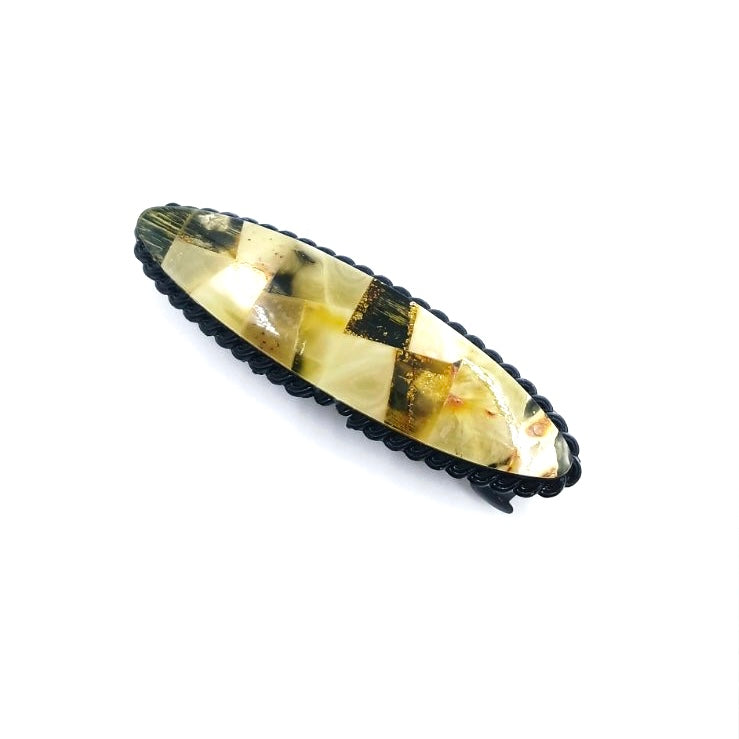 Green Amber Hairpin