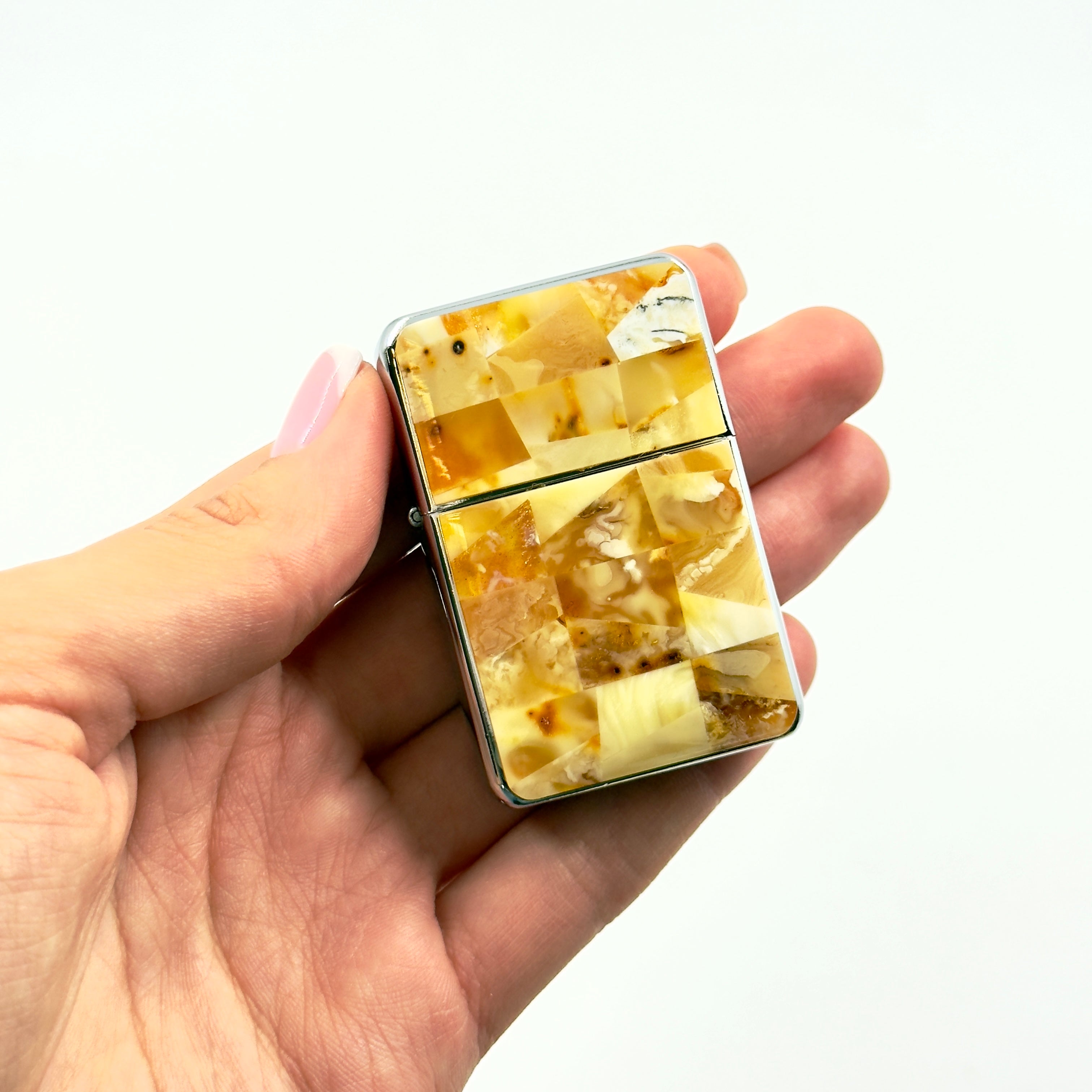 White Amber Lighter – Perfect Gift For Amber Lovers