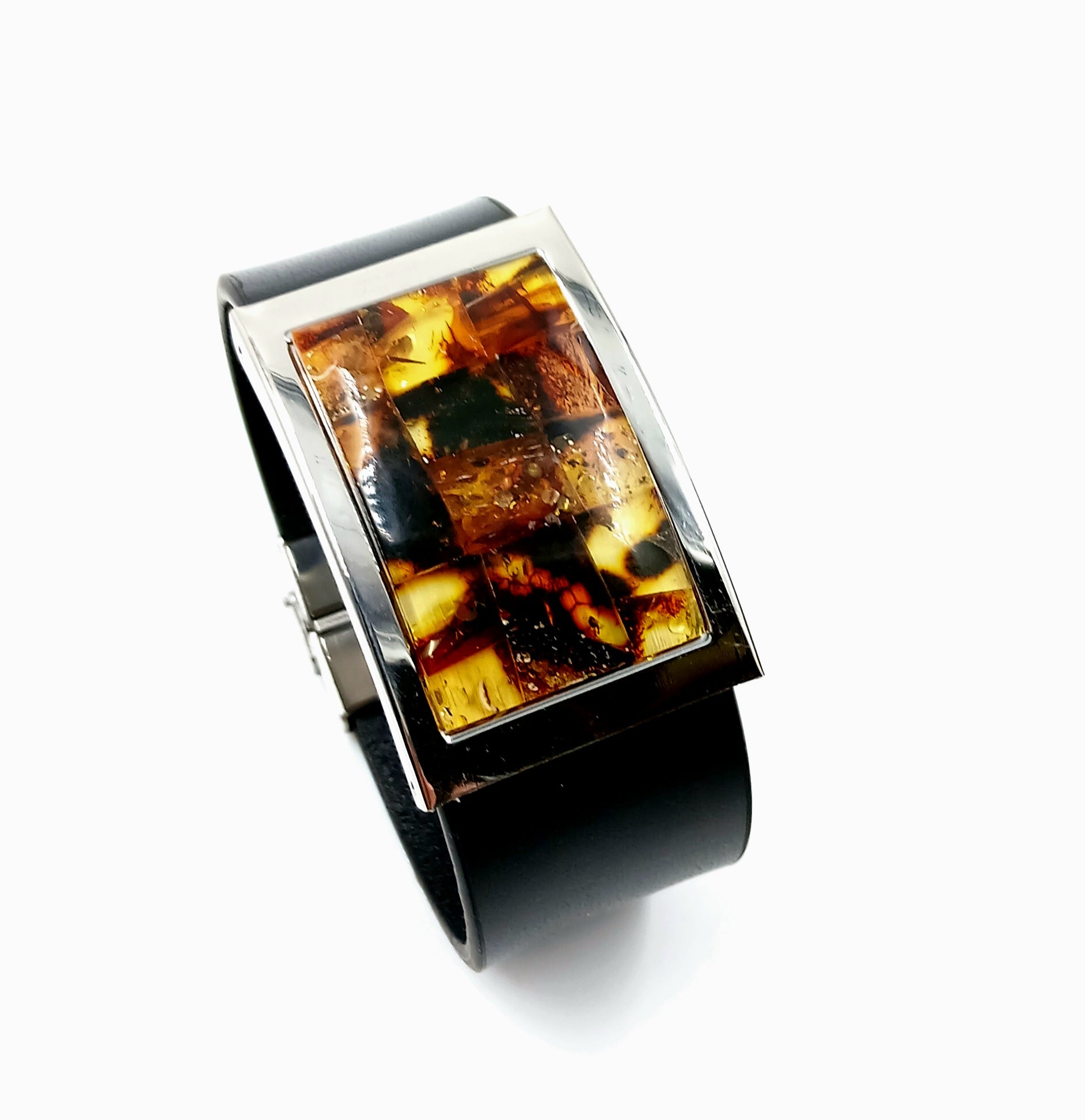 Wide Leather Bracelet