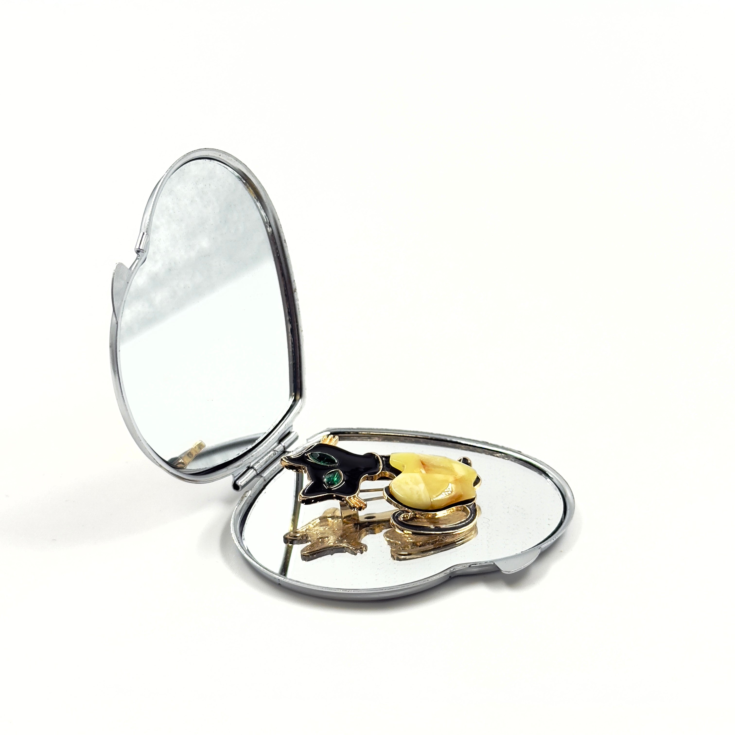 Heart Shaped Hand Mirror