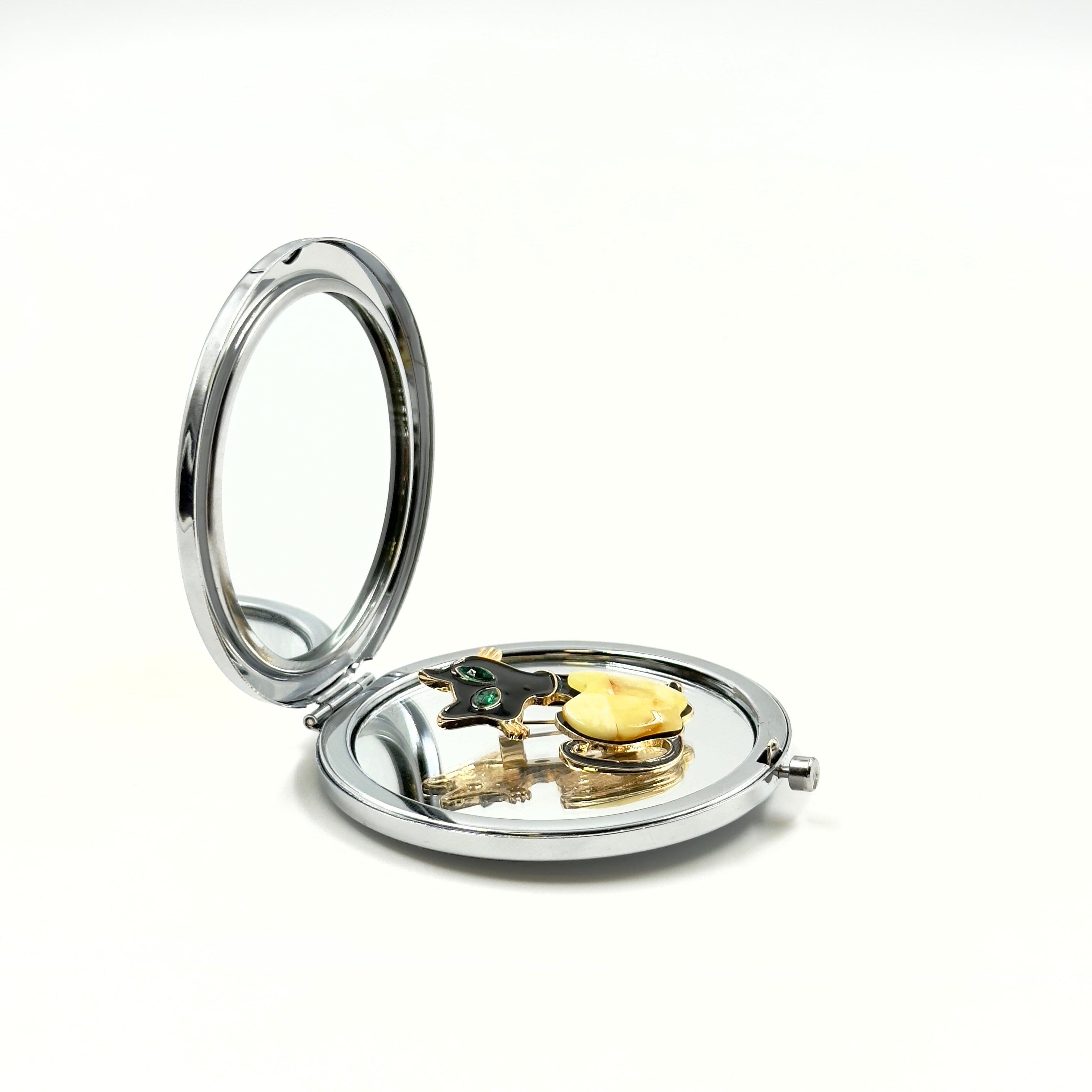 Classic Round Handheld Mirror