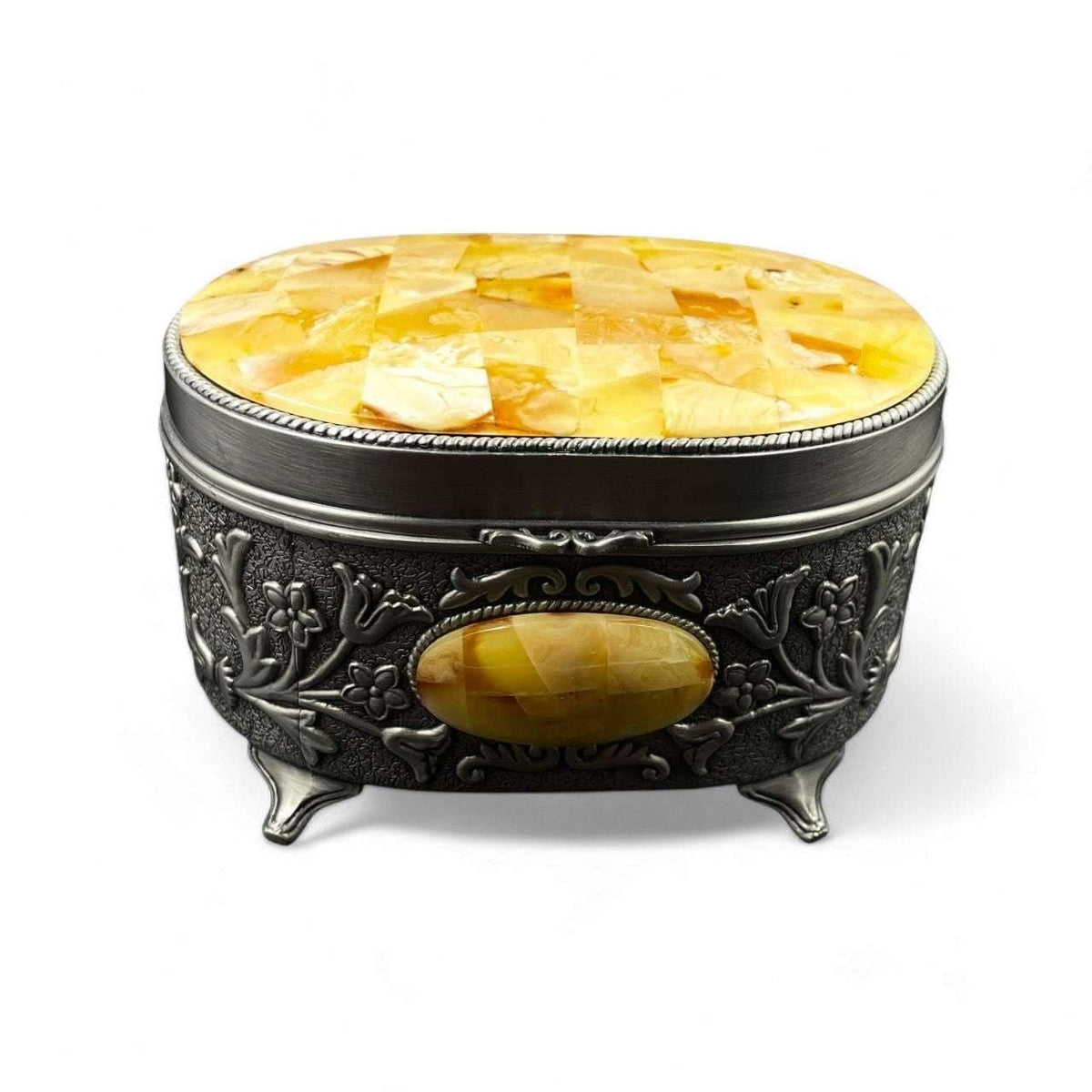 Oval Jewelry Vault Box