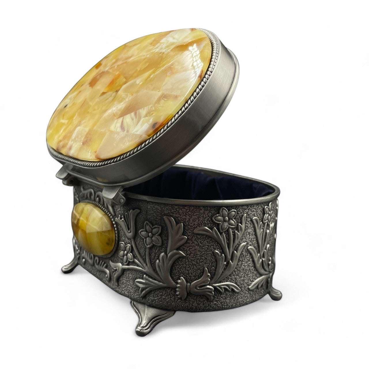 Oval Jewelry Vault Box