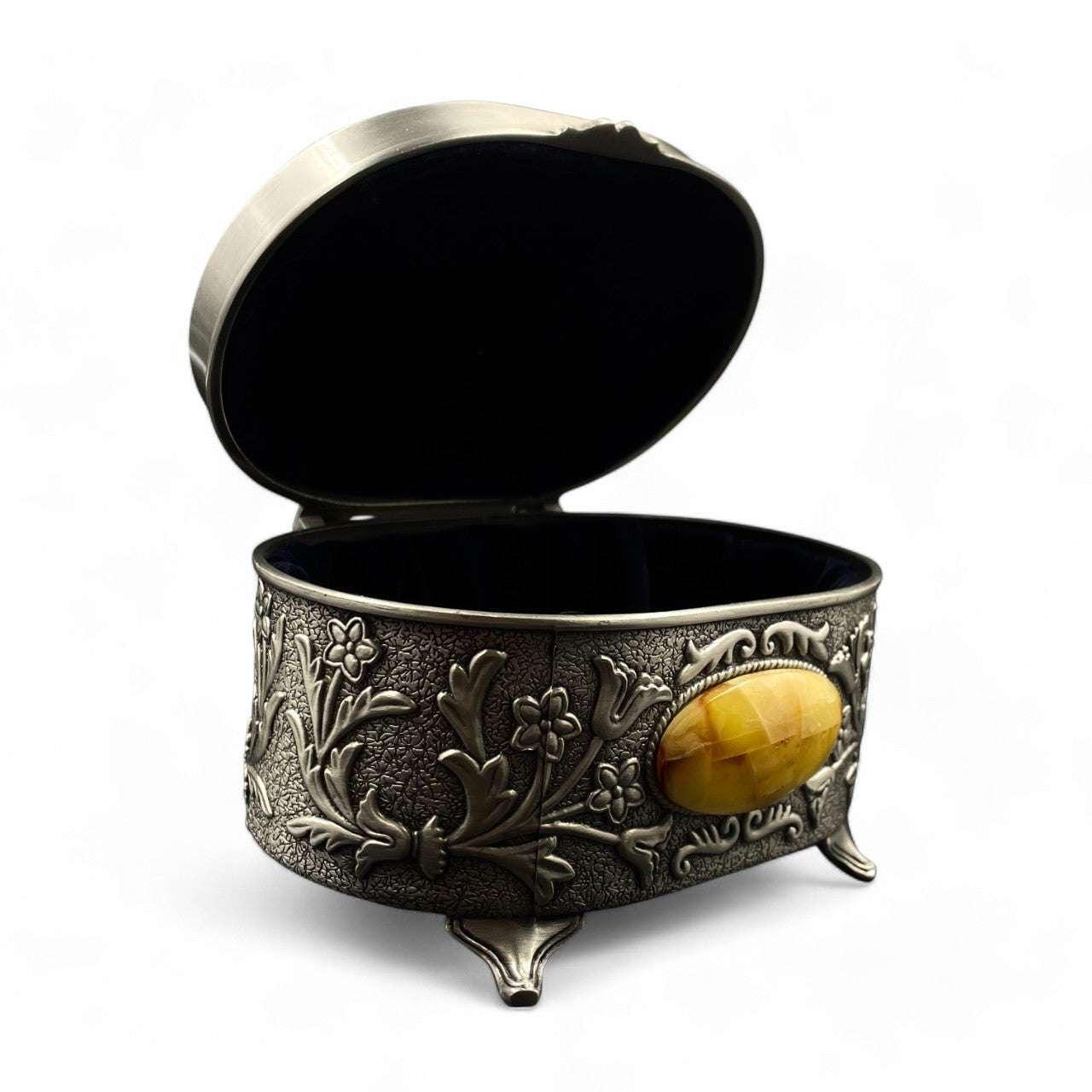 Oval Jewelry Vault Box