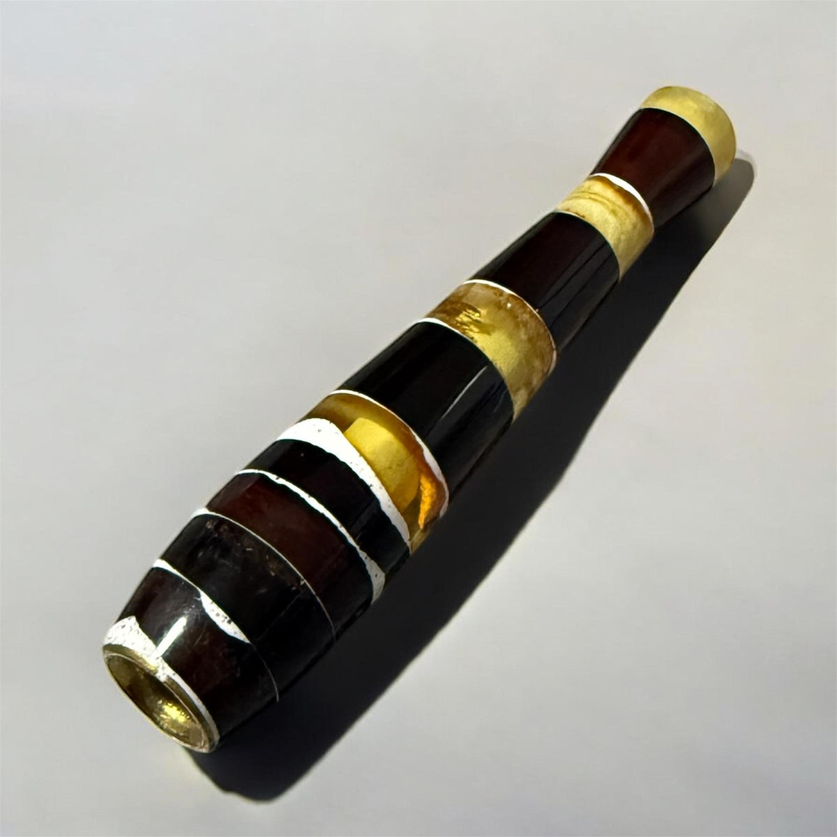 Mosaic Baltic Amber Cigarette Holder / Baltic Amber Cigarette Holder Gift for Smokers