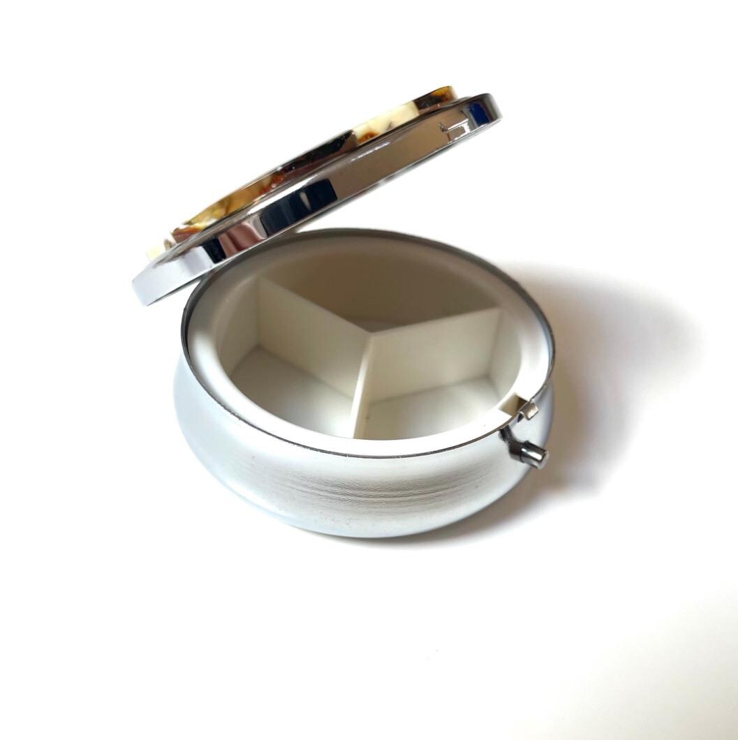 Round Shaped Travel Pill Box