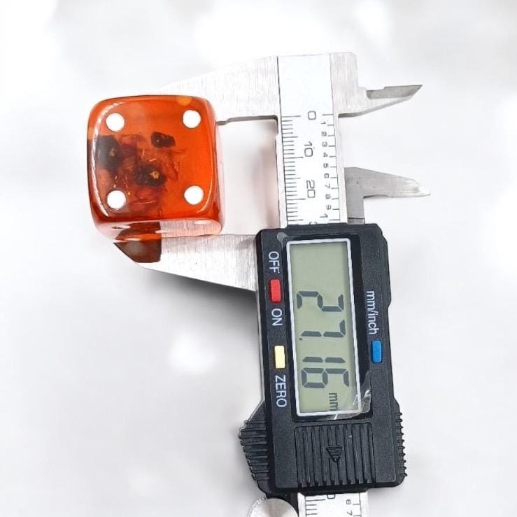 Handmade gemstone dice for board games and tabletop gaming