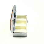 Rectangular Travel Pill Box With Three Sections